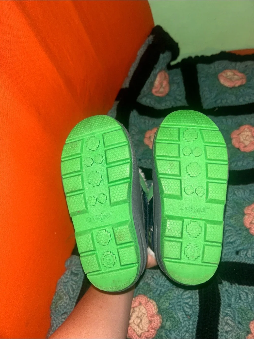 Kids Green Monster Snow Boots - Cozy Lined Winter Boots (toddler 9)